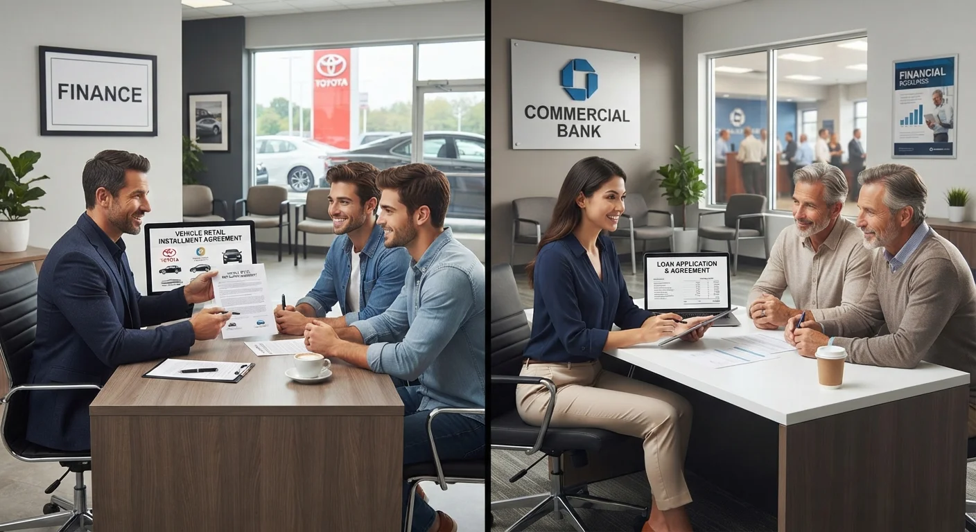 Financing a Car Through a Dealer vs. Your Own Bank