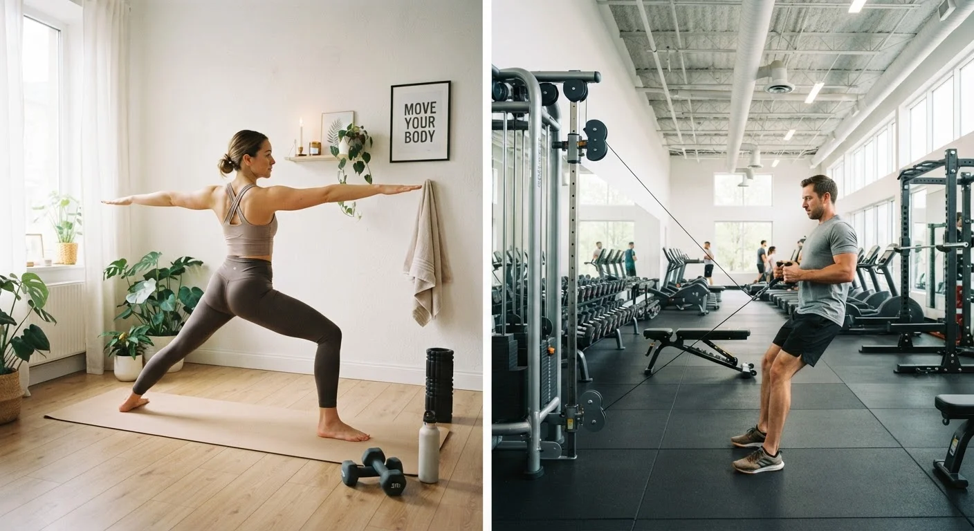 Home Workouts vs. Gym Workouts: Matching Your Environment to Your Goals