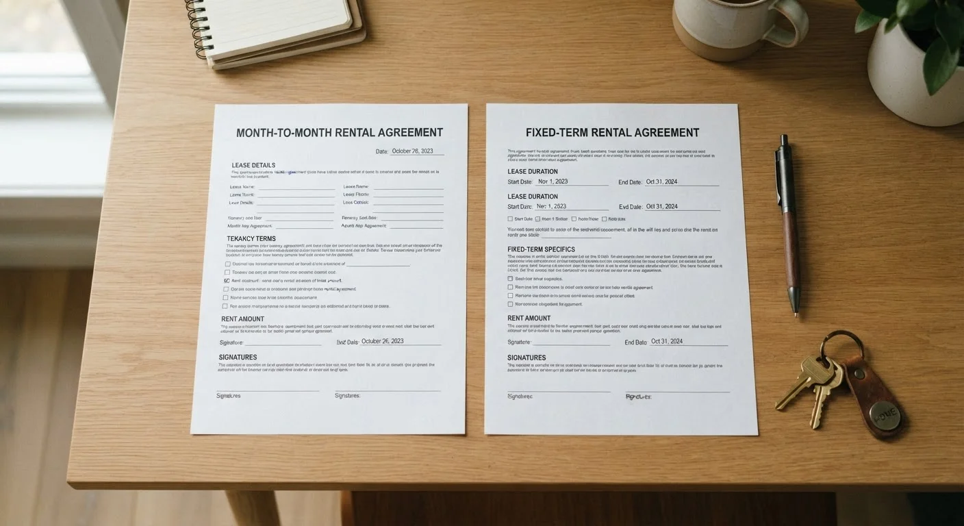 Month-to-Month vs. Fixed-Term Lease: Which Suits Your Situation?