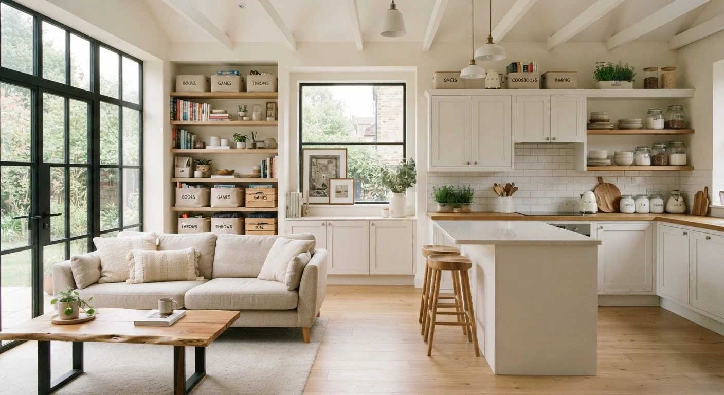 The Complete Home Organization Playbook: Every Room, Every System, Every Stage