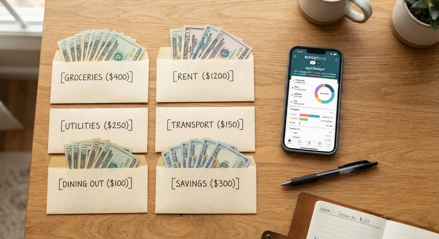 The Envelope System and Its Digital Equivalents for Budget-Conscious Households