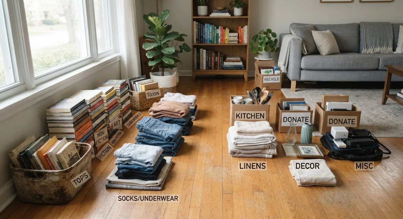 The KonMari Method Explained: What It Actually Means to Declutter by Category