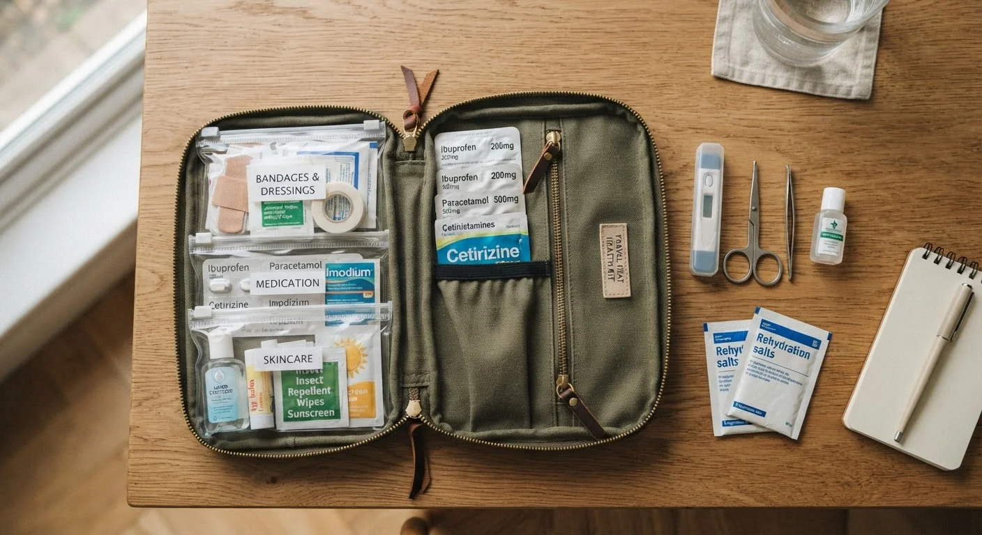 What to Pack in a Travel Health Kit